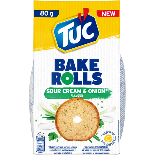 TUC Bake Rolls tejf.-hagymás 80g /15/-új