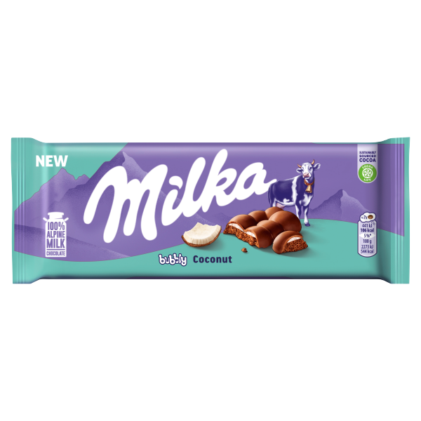 MILKA Bubbly Coconut 97g /12/