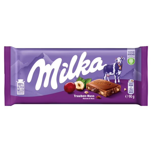 Milka Mazsolás-mogyorós 100 g