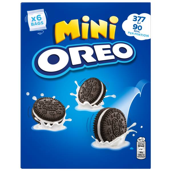 OREO MINI keksz vaníliás 114g /6/