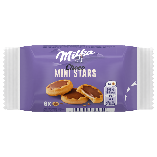 MILKA Choco Mini Stars keksz 37,5g /24/