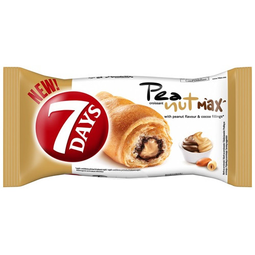 7 Days Croissant Peanut-Cocoa 80g /20/