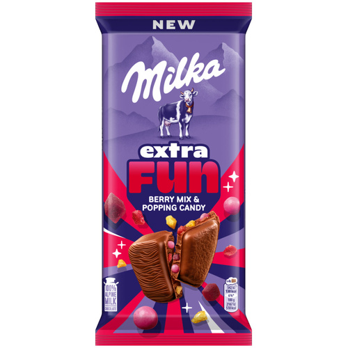 Milka ExtraFun bogyós gyü.ízű db-ok150g