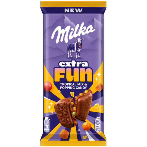Milka ExtraFun trópusi gyü.ízű db-ok150g