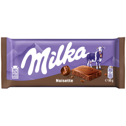 MILKA Noisette táblás 80g /27/