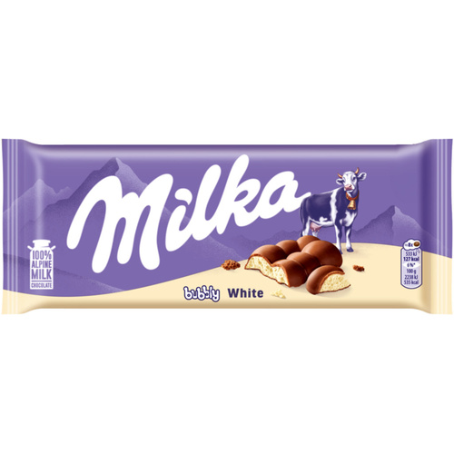 MILKA Bubbly Fehér 95g /15/