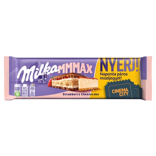 Milka Epres-Sajttorta táblás csokoládé 300g /12/