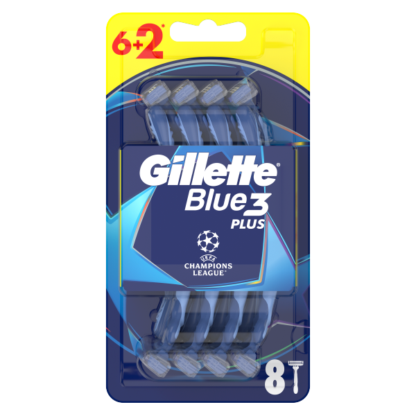 Gillette Blue3 Eldobható borotva 6+2db