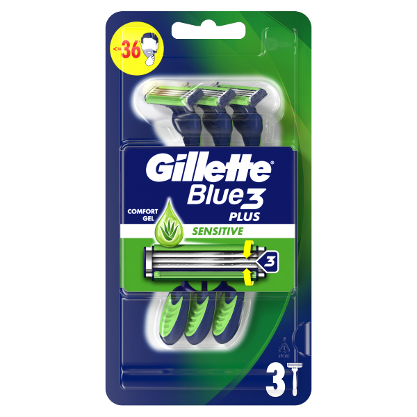Gillette Blue3 Sensitive eldob.borotva 3db