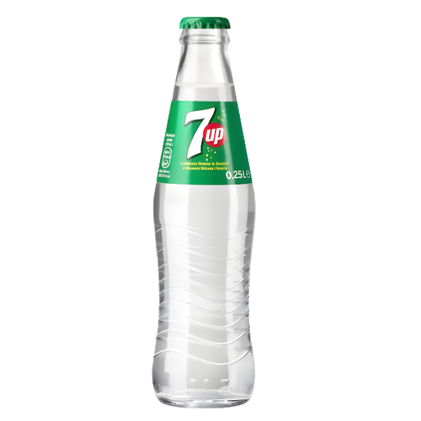 7UP 0.25 L palackos
