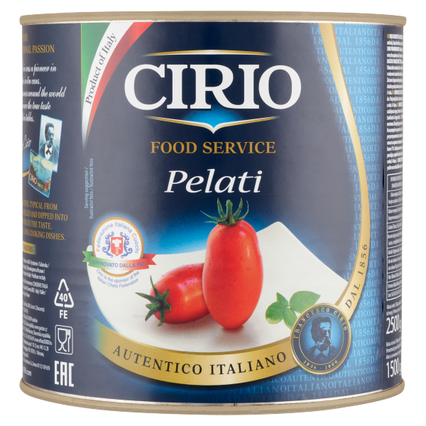 Cirio hámozott egész paradicsom 2500 g