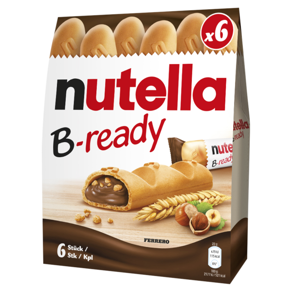 Nutella B-Ready T6 132g /8/