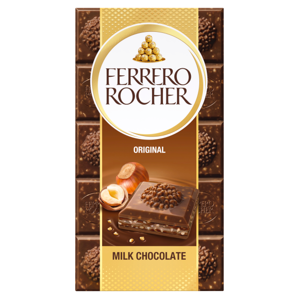 Rocher Prémium Táblás Tej Mogyoró 90g