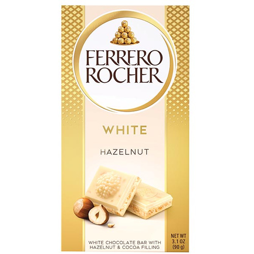 Rocher Prémium Táblás Fehér Mogyi  90g
