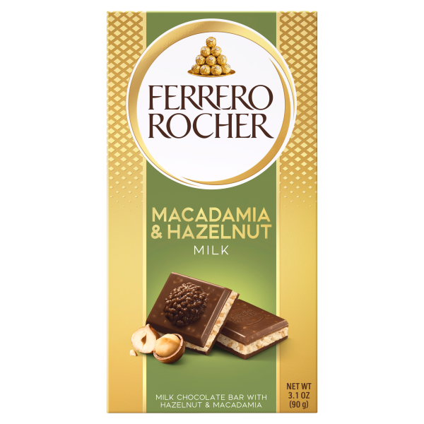 Rocher Prémium táblás Macadámia 90g/8/