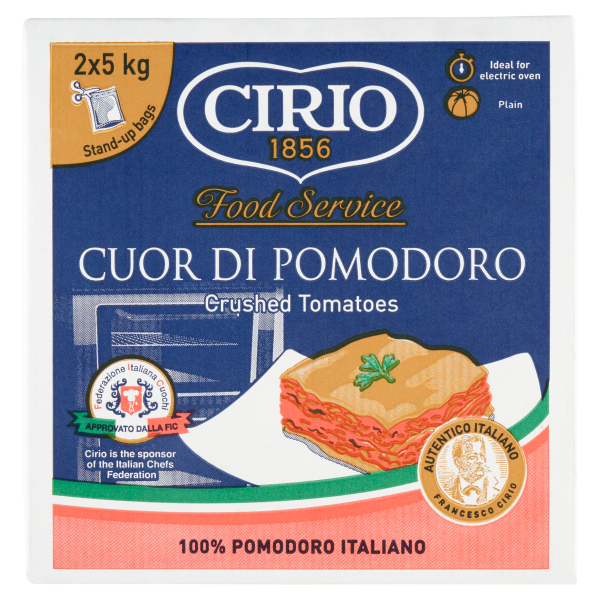 Cirio hámozott  zúzott szív paradicsom 5000 g