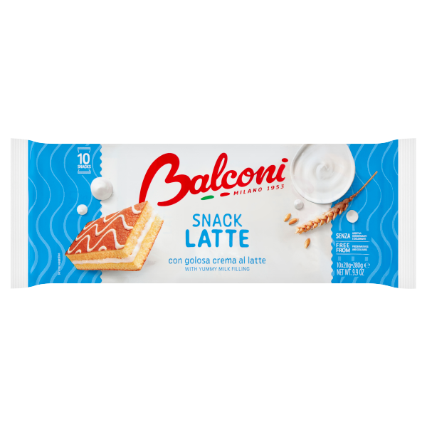 Balconi Snack tejkrémes piskótaszelet 10*28g