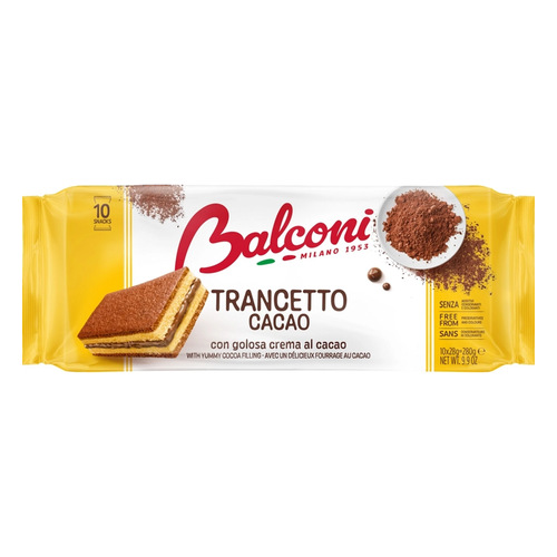Balconi Trancetto kakaókrémes piskótaszelet 10*28g