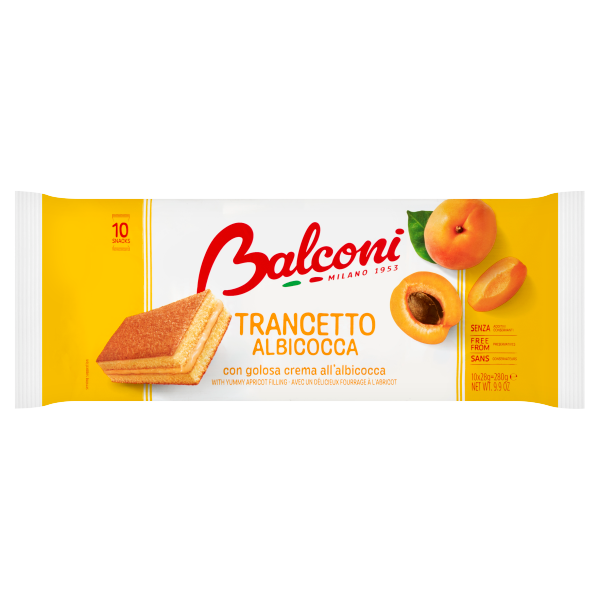 Balconi Trancetto. barackkrémes piskótaszelet 10*28g