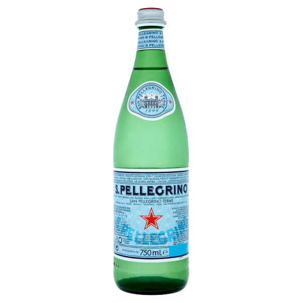 San Pellegrino savas 0.75 L palackos
