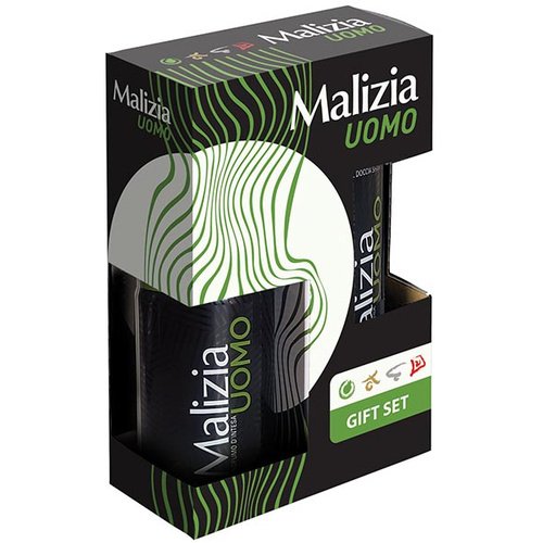 Malizia DD Uomo Bipack Vetyver (250ml tus+150ml deo)