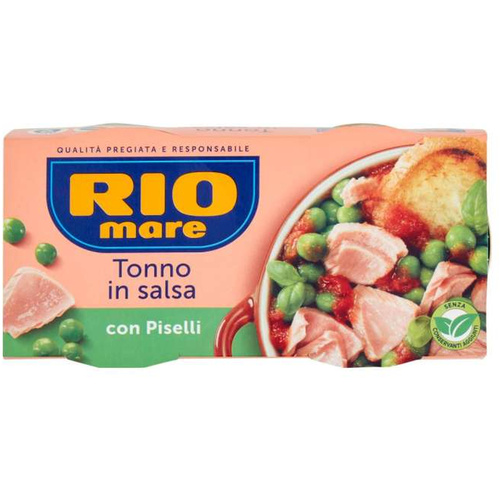 Rio Mare Pronto gusto Tonhal zöldborsóval és paradicsomos 2x160g