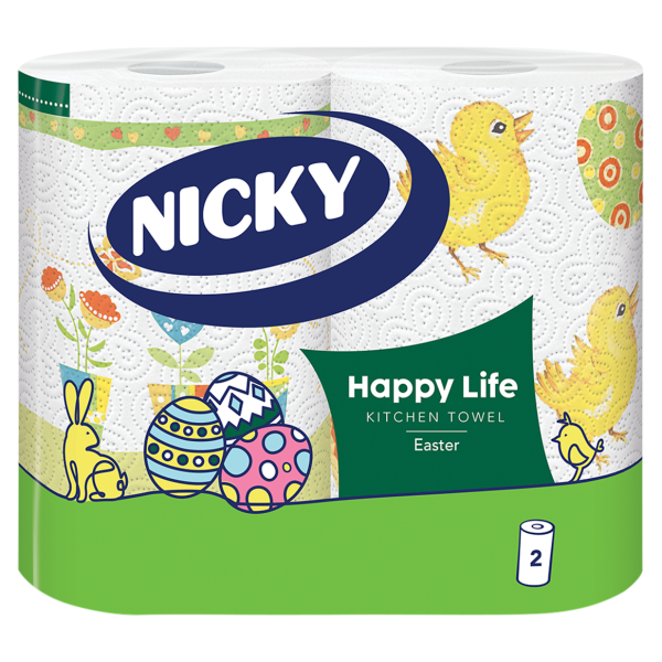 Nicky Papírkéztörlő 2R. 2tek.Happy life Ch.