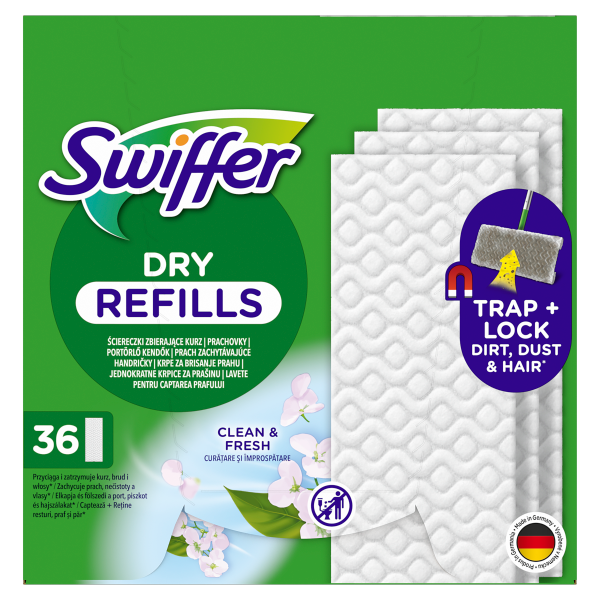 Swiffer padlótörlő kendő száraz utt.36db