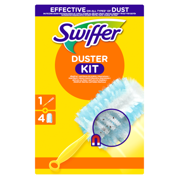 Swiffer portörlő rövid nyél+4kendő