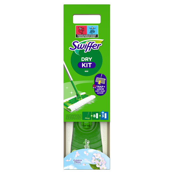 Swiffer kezdőszett nyél+3nedv+8száraz