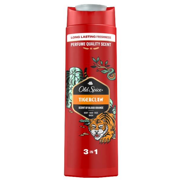 Old Spice tusfürdő 400ml Tiger Claw