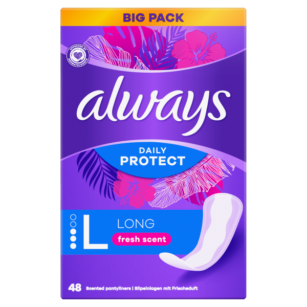 Always tisztasági betét Long Fresh 48db