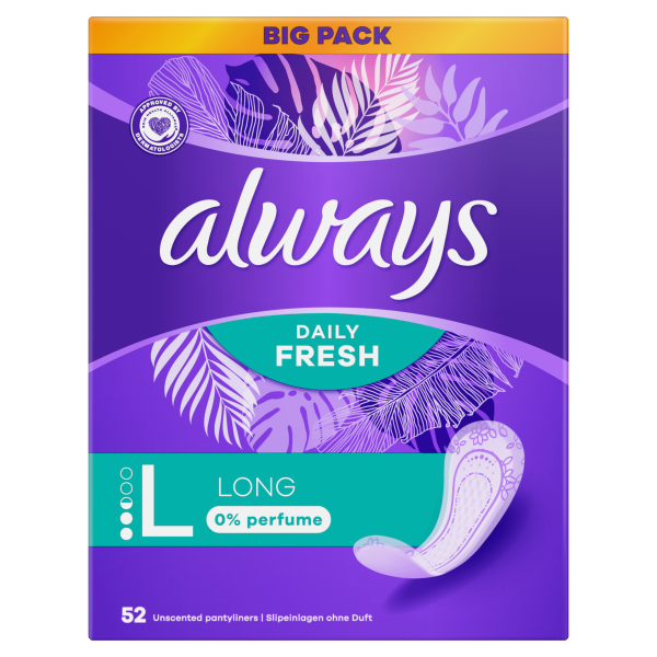 Always tisztasági betét Long P. Free 52db