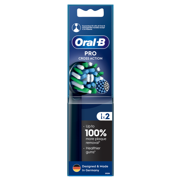 Oral-B elekt. fogkefe pótfej Black X 2db