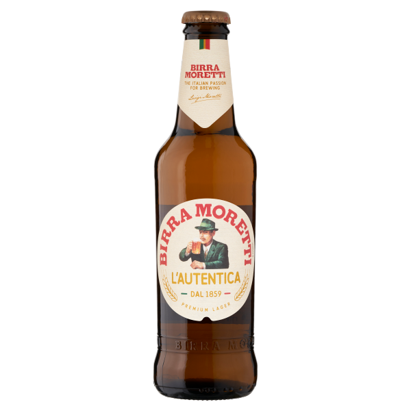 Birra Moretti 0.33 L palackos DRS