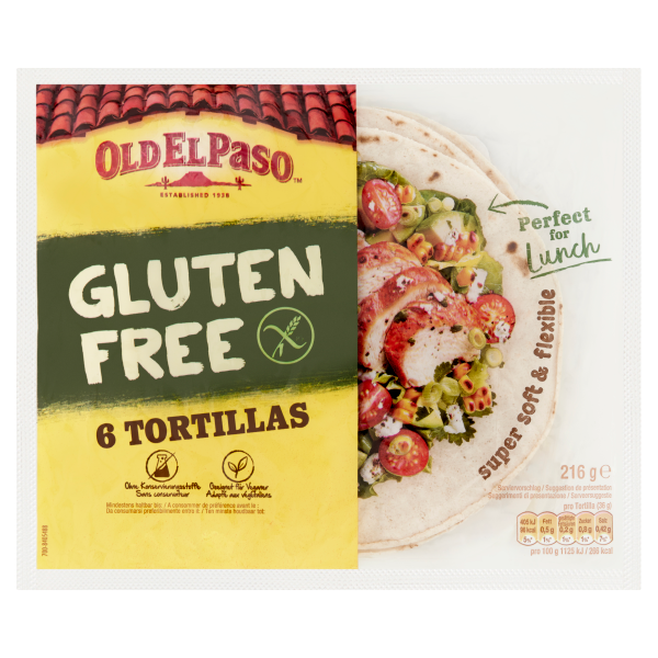 OEP Tortilla lepények gluténmentes 216g