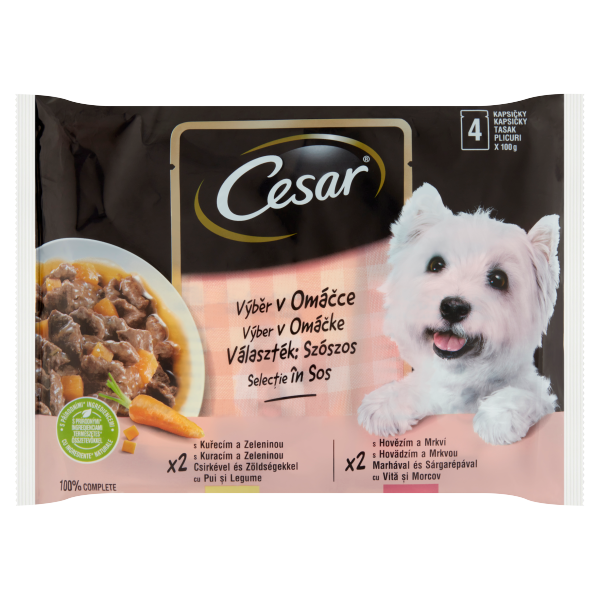 CESAR alu 4-pack Válogatás mártás 4*100g