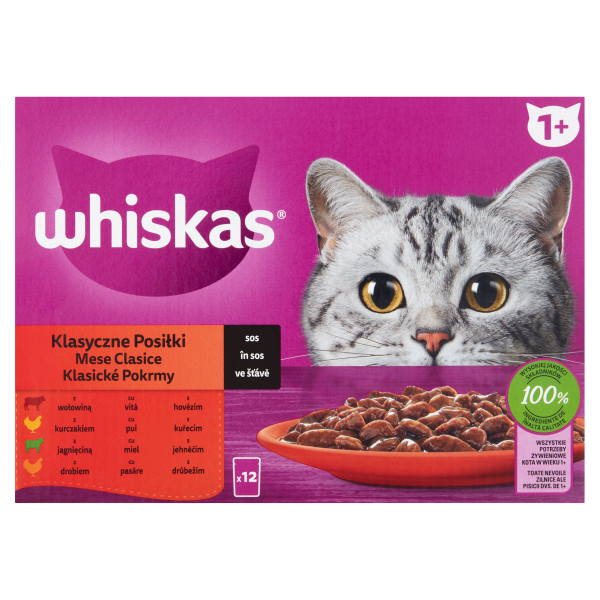 WHISKAS alutas 12-pack húsos 12*85g