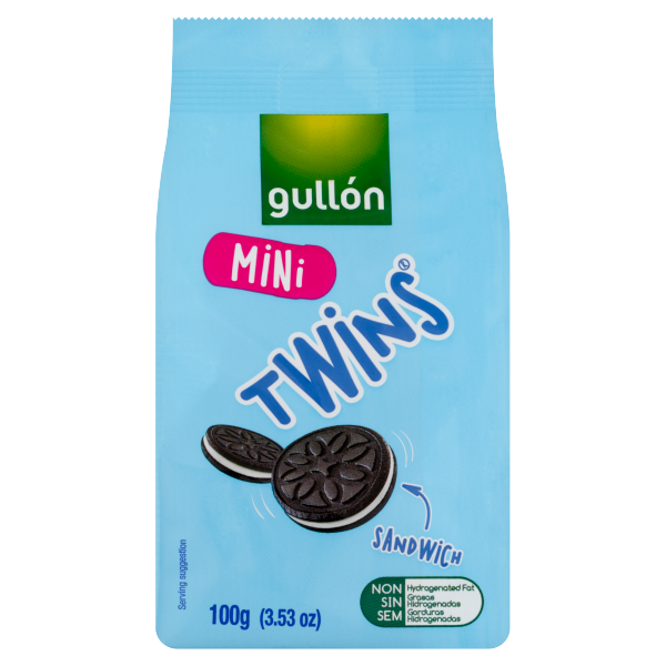 Gullon Mini Twins tejkrémes 100g /12/