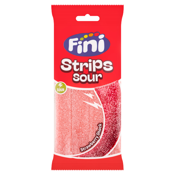 Fini Strips epres gumicukor 80g /12/
