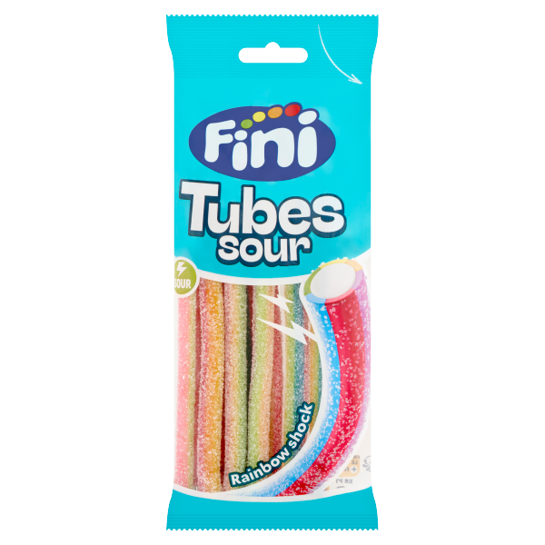 Fini Tubes szivárvány savanyú gumicuk80g