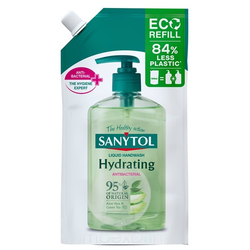 Sanytol AB f.szappan ut. 500ml Zöld Tea