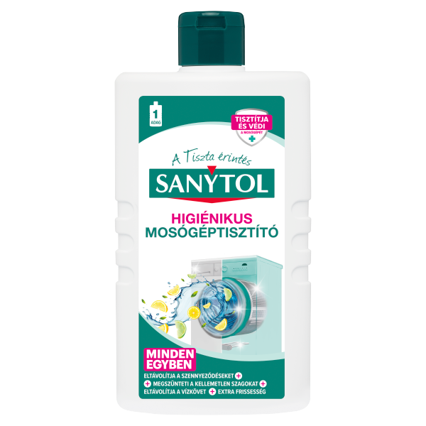 Sanytol mosógéptiszító 250ml Fertőtlenítő