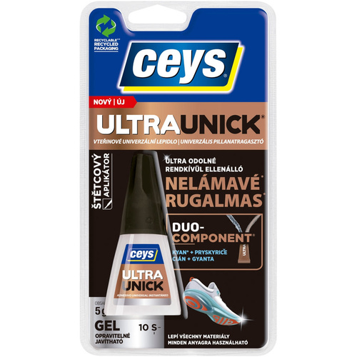 Ceys pillanatragasztó 5g UltraUnic ecsetes