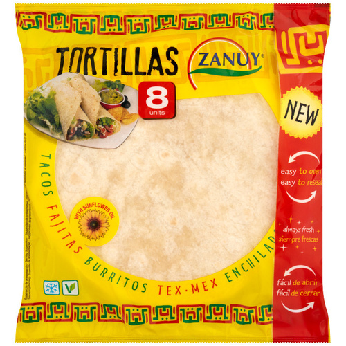 Zanuy búza tortilla 20cm 8db 320g