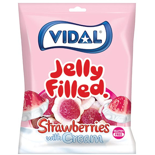 Vidal Töltött Eper gumicukor 85g