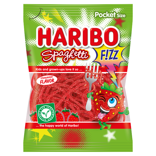 Haribo Spaghetti Eper 75g