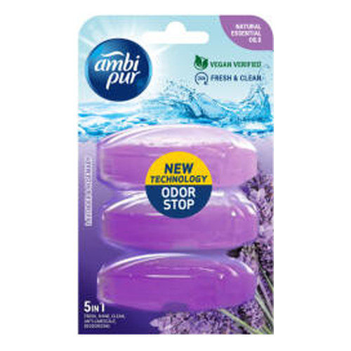 Ambi pur wc gél UT. 3x55ml Lav. & Rose