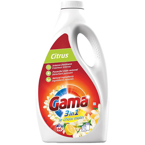Gama foly.mosószer 3l Citrus 66m