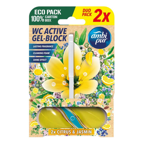 Ambi Pur wc block 2x45g Lemon & Jázm